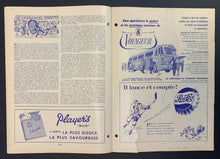 Load image into Gallery viewer, 1961 Montreal Forum Hockey Program Canadiens vs Detroit Red Wings NHL Vintage

