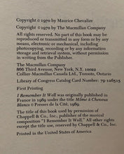 Load image into Gallery viewer, Maurice Chevalier I Remember It Well Hardcover Book Autographed JSA Celebrity
