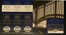 Load image into Gallery viewer, 2009 MLB Baseball New York Yankees Full Ticket Book Yankee Stadium First Season
