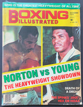 Load image into Gallery viewer, 1977 Boxing Illustrated Magazine Norton vs Young The Heavyweight Showdown Cover
