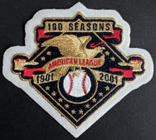 Load image into Gallery viewer, 2001 MLB American League 100th Anniversary Jersey Sleeve Patch x5 Baseball
