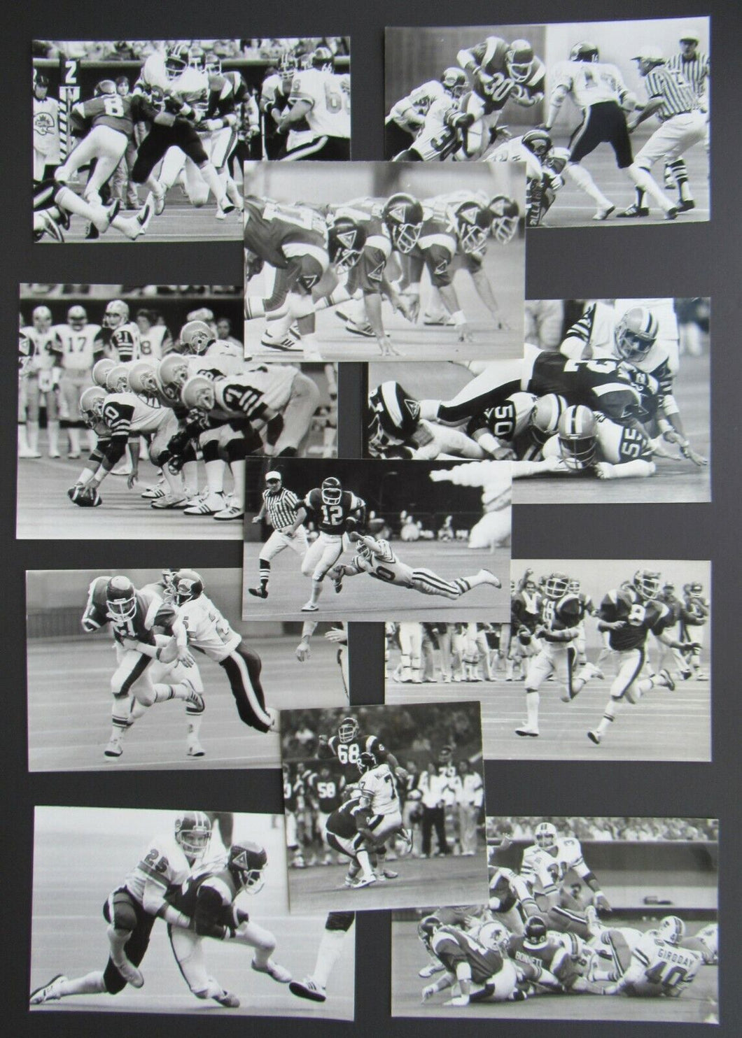 1980 Season Vintage CFL Montreal Alouettes Denis Brodeur Press Photo Lot (11)