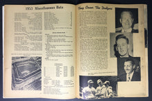 Load image into Gallery viewer, 1954 MLB Baseball Brooklyn Dodgers Year Book Jackie Robinson Duke Snider
