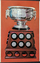 Load image into Gallery viewer, 1969 Set of 6 Hockey Hall of Fame Issued Trophy Unused Postcards NHL Vintage
