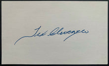 Load image into Gallery viewer, Vintage 1950/60&#39;s Tex Clevenger Autographed Signed Index Card + Envelope MLB
