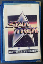 Load image into Gallery viewer, 1991 Star Trek 25th Anny Silver Coin Ltd Ed #2701 Captain Kirk Boxed Set + LOA
