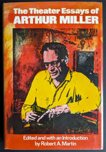 Load image into Gallery viewer, 1978 The Theater Essays Of Arthur Miller Autographed 1st Edition Book Signed JSA

