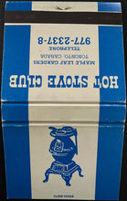 Load image into Gallery viewer, Maple Leaf Gardens Hot Stove Club Matches Autographed By Guy Larose Toronto
