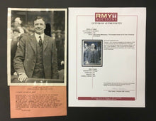 Load image into Gallery viewer, 1921 Christy Mathewson Press Photo HOFer at Ballpark New York Giants
