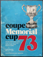 1973 Memorial Cup Hockey Program Montreal Toronto Marlboros vs Quebec Ramparts