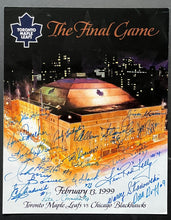 Load image into Gallery viewer, 1999 Toronto Maple Leafs Multi Autographed Photo Signed The Final Game x18 NHL
