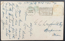 Load image into Gallery viewer, Hanlon&#39;s Point Toronto Maple Leaf Stadium Postcard 1912 Date Stamped Babe Ruth
