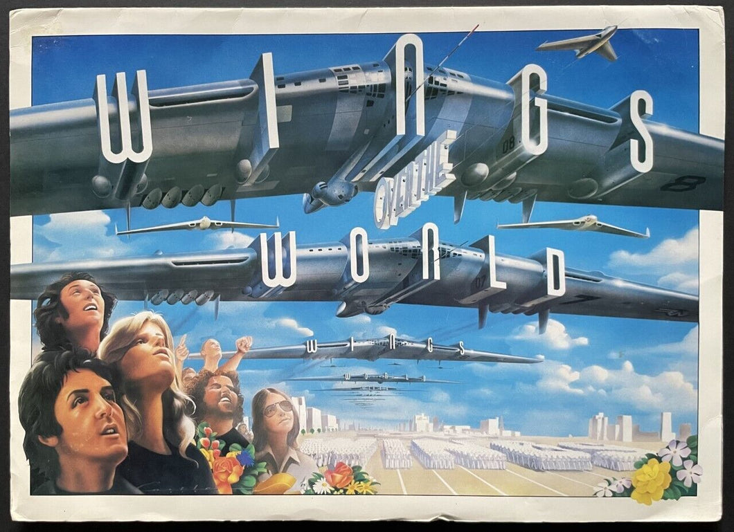 1979 Wings Over The World Portfolio Press Kit + Photo + Postcard Paul McCartney