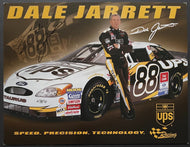 2002 Dale Jarrett Signed NASCAR Racing Promo Photo Card Autographed