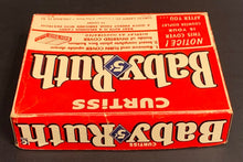 Load image into Gallery viewer, Vintage 1953 Curtiss Candy Bar Baby Ruth Cardboard Store Display Box
