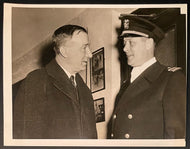 1940s Art Ross B & W Type 1 Photo Hockey NHL Vintage HOF LCDR. Robert Montgomery