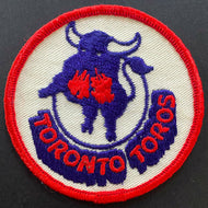 Toronto Toros Team Issued WHA Hockey Jersey Patch Vintage Crest