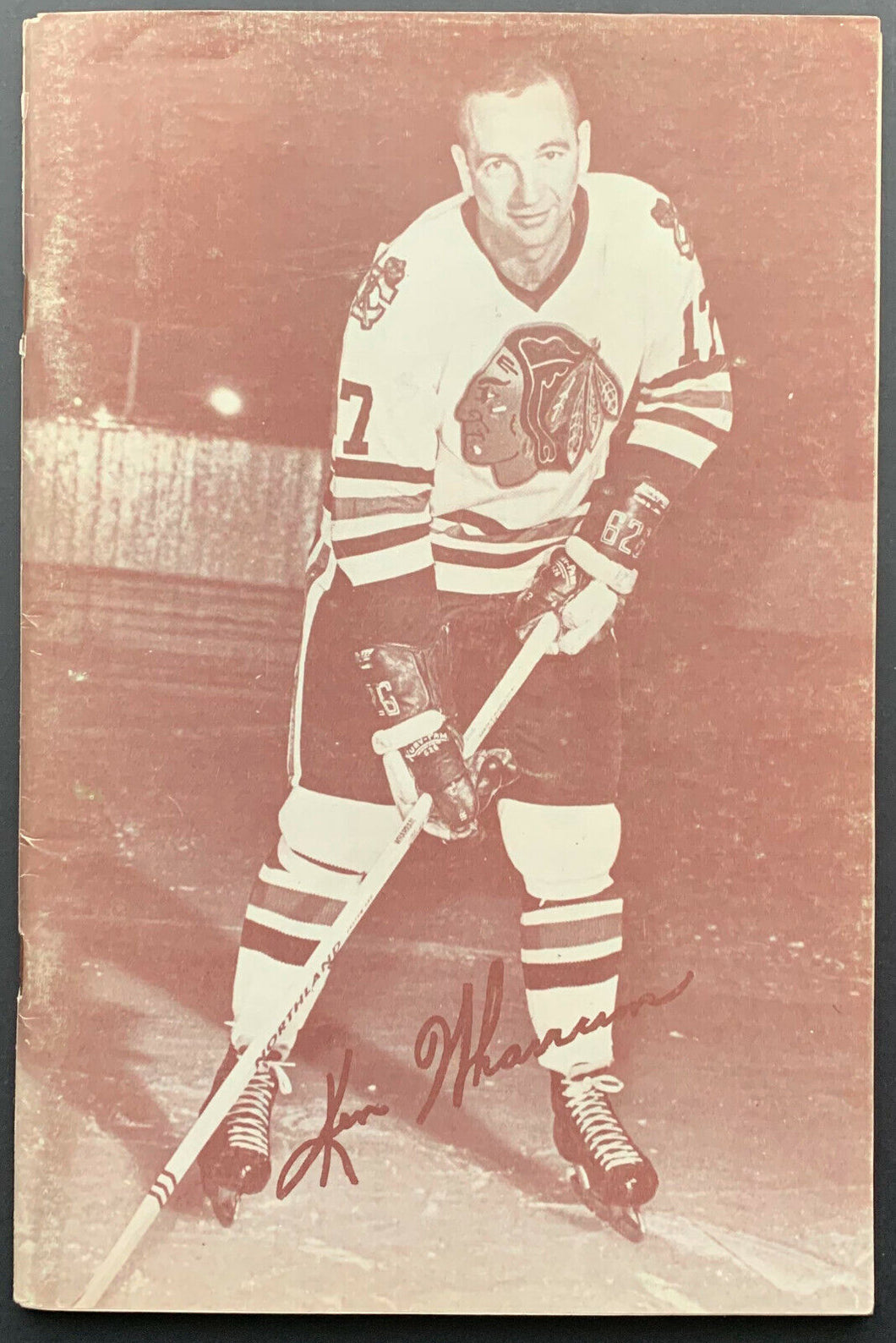 1968 Boston Bruins vs Chicago Blackhawks NHL Hockey Program Chicago Stadium