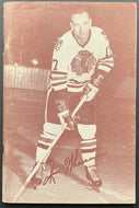 1968 Boston Bruins vs Chicago Blackhawks NHL Hockey Program Chicago Stadium