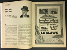 Load image into Gallery viewer, 1959 CFL Grey Cup Program CNE Stadium Winnipeg Blue Bombers Hamilton Ti-Cats
