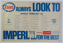 Load image into Gallery viewer, 1965 Maple Leaf Gardens NHL Old-Timers vs Team Canada Lineup Sheet + Ticket Stub

