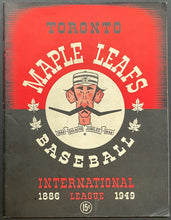 Load image into Gallery viewer, Toronto Maple Leafs Philadelphia Phillies Program International League MLB VTG
