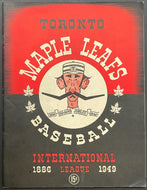 Toronto Maple Leafs Philadelphia Phillies Program International League MLB VTG