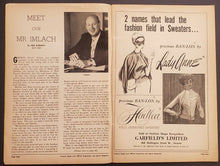 Load image into Gallery viewer, 1958 Maple Leaf Gardens Program Toronto VS Boston Bruins NHL George Armstrong
