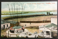 1900's Hanlon's Point Lacrosse Baseball Stadium Postcard Toronto Canada Vtg