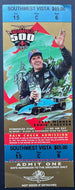 1999 Indy 500 Full Ticket Indianapolis Motor Speedway Eddie Cheever Racing