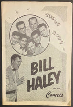 Load image into Gallery viewer, 1957 Bill Haley And His Comets Press Book Vintage Music Program
