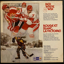 Load image into Gallery viewer, 1977 VTG Canadian Record Album Red White &amp; Win for World Ice Hockey Championship
