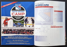 Load image into Gallery viewer, 2007 Stanley Cup Semi-Final NHL Hockey Program New York Rangers

