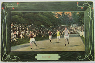 Early 1900s Vintage Track And Field Postcard Sprinters - The Test Posted