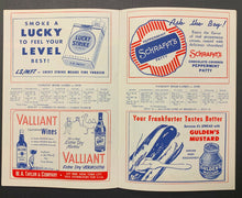 Load image into Gallery viewer, 1949 Yankee Stadium MLB Baseball Program Yankees vs Chicago White Sox DiMaggio
