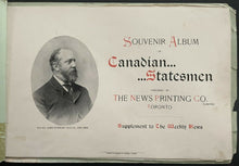 Load image into Gallery viewer, 1890 Album Canadian Statesmen Governor General Lord Stanley + John A Macdonald

