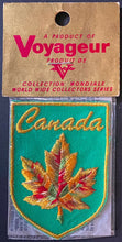 Load image into Gallery viewer, 1960&#39;s Canada Maple Leaf Patch Voyageur Crest New Old Stock Original Package
