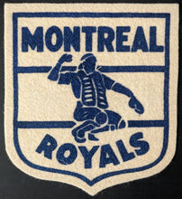 Load image into Gallery viewer, 1950s Montreal Royals International League Professional Baseball Felt Patch
