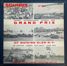 Load image into Gallery viewer, 1956 33 RPM Record Album International Sports Car Grand Prix Watkins Glen
