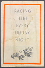 Load image into Gallery viewer, 1948 Midget Auto Races Program Lanham Speedway Capitol Tire Distributors Racing
