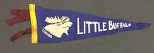Load image into Gallery viewer, Vtg Little Buffalo Canada Felt Mini Pennant Lot Northern Alberta Travel Tourism
