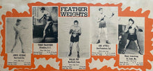 Load image into Gallery viewer, 1947 Boxing Poster World Champions And Past Greats Of The Prize Ring Vintage

