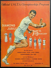 Load image into Gallery viewer, 1956 U.S. Lawn Tennis Association Program Merion Cricket Club 75th Anniversary
