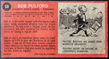 Load image into Gallery viewer, 1964-65 Vintage Toronto Maple Leafs Bob Pulford Topps Tallboy NHL Hockey Card
