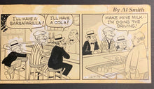 Load image into Gallery viewer, 1979 Al Smith Original Comic Strip Rural Delivery Artwork Vintage Mutt And Jeff
