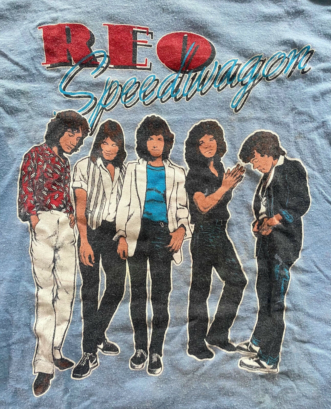 Original vintage 1981 REO 2024 Speedwagon tour shirt