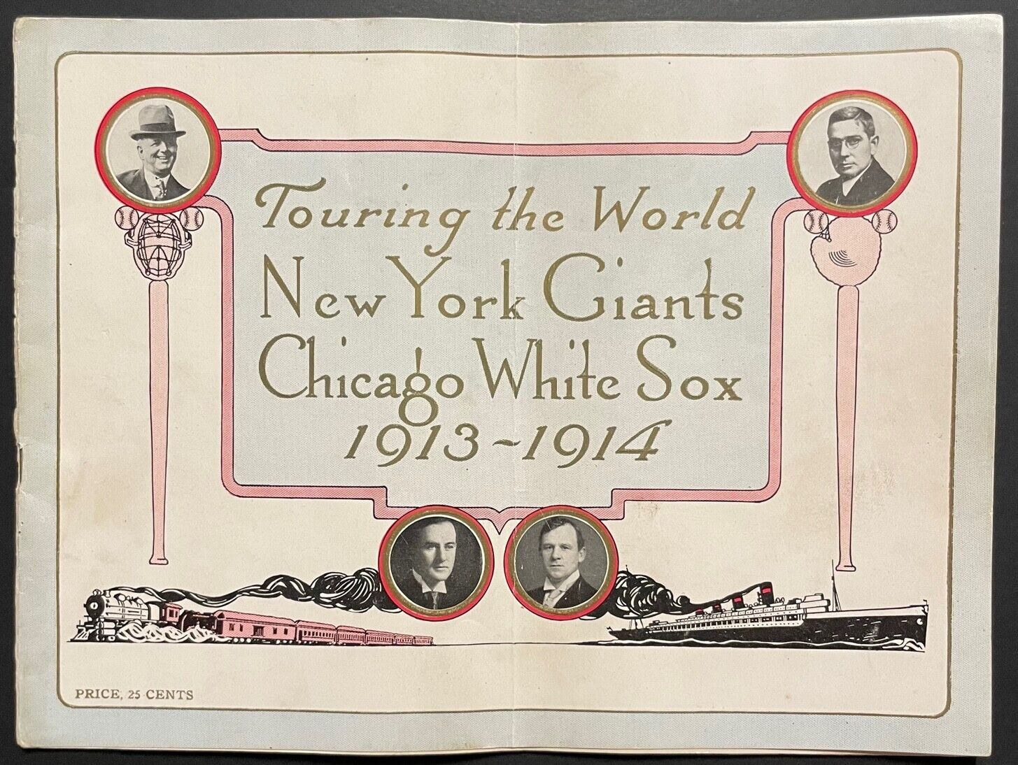1913-14 New York Giants/Chicago White Sox World Tour Program