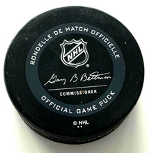 Load image into Gallery viewer, 2020 Flyer Game Used Playoff Puck Thermochromic Coating Color Changing NHL
