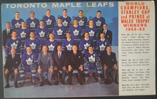 Load image into Gallery viewer, 1963/64 Toronto Maple Leafs Stanley Cup Champions Information Guide Vintage NHL
