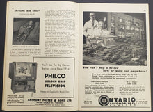Load image into Gallery viewer, 1953 Maple Leaf Gardens Program Lumley Shutouts Blackhawks George Armstrong NHL
